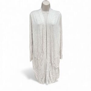 INC International Concepts Taupe Ribbed Sweater cardigan